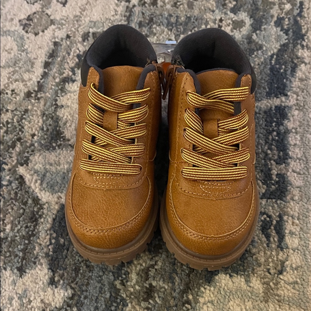 Carters Brown Kids Boots Size 7 NWT